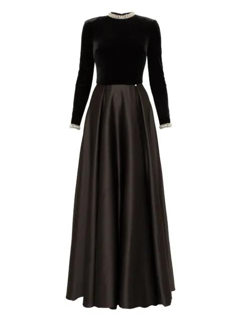crystal-embellished maxi dress by NISSA