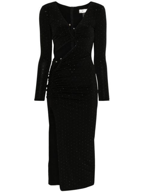 crystal-embellished midi dress by NISSA
