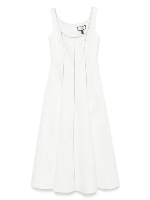 crystal-embellished midi dress by NISSA