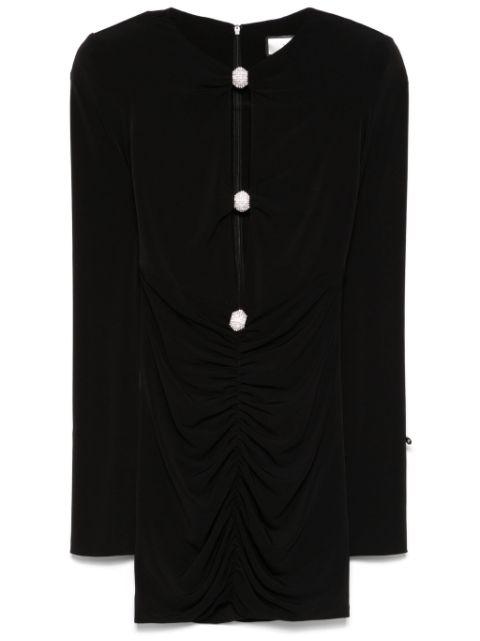 crystal-embellished mini dress by NISSA