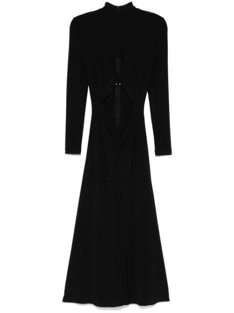 cut out-detail midi dress by NISSA