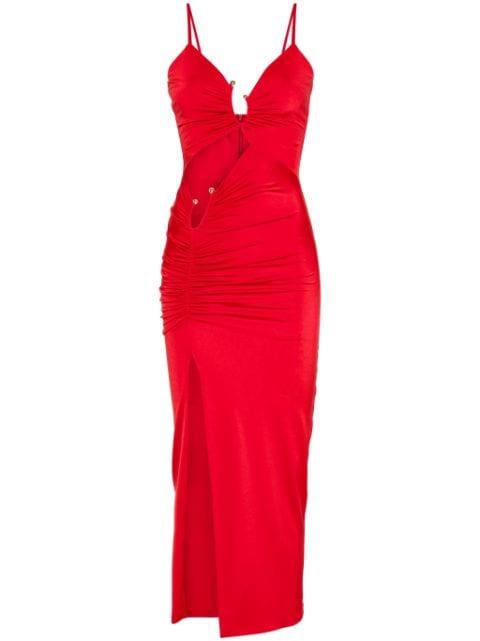 cut-out midi dress by NISSA