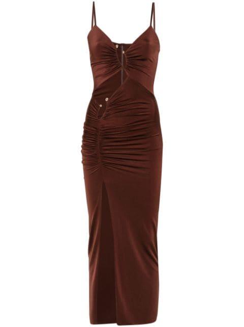 cut-out midi dress by NISSA