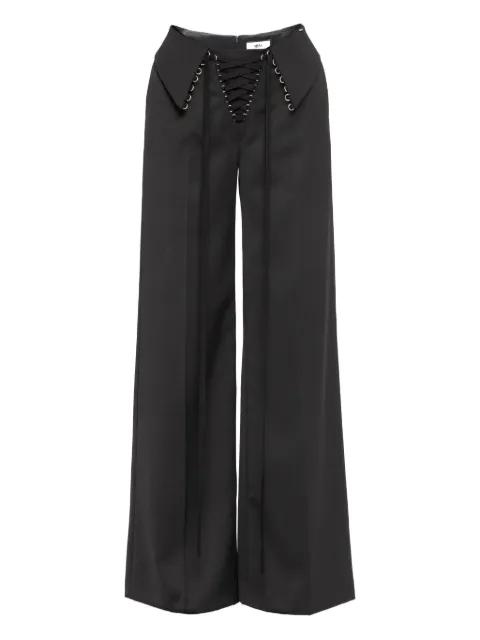 drawstring-detail pants by NISSA