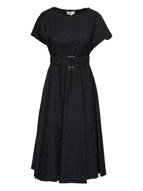 embellished brocade midi dress by NISSA