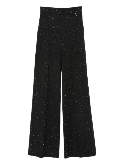 embellished wide-leg trousers by NISSA