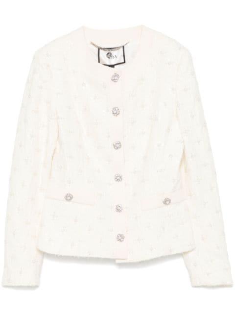 embroidered jacquard jacket by NISSA