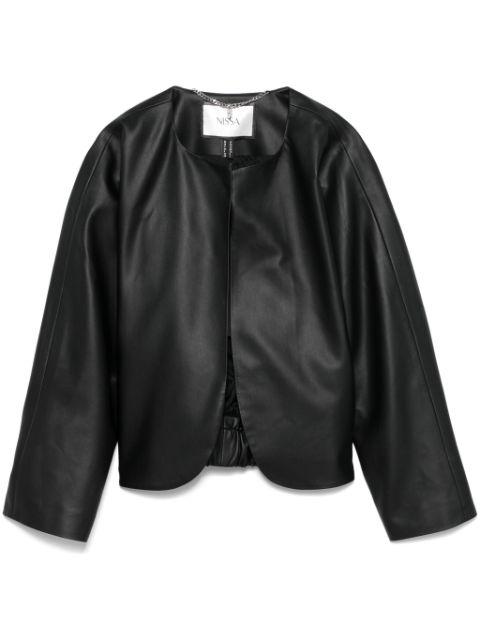 faux-leather jacket by NISSA