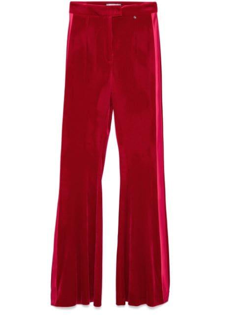 flared velvet trousers by NISSA