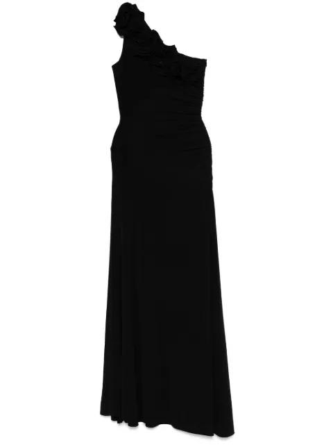 floral-appliqué maxi dress by NISSA