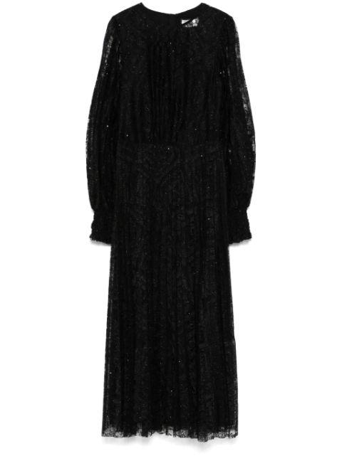 floral-lace midi dress by NISSA