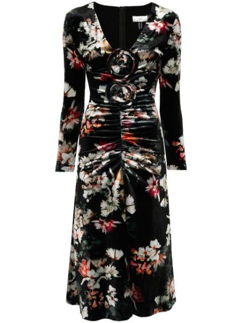 floral-print midi dress by NISSA