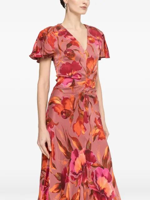 floral print midi dress by NISSA