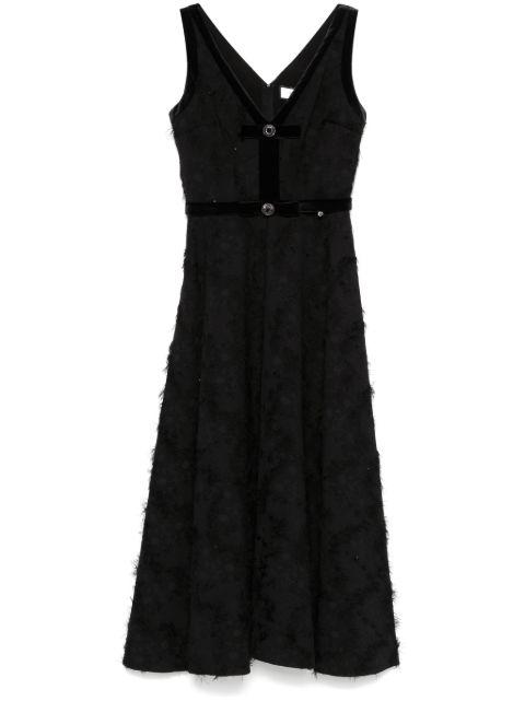 frayed midi dress by NISSA
