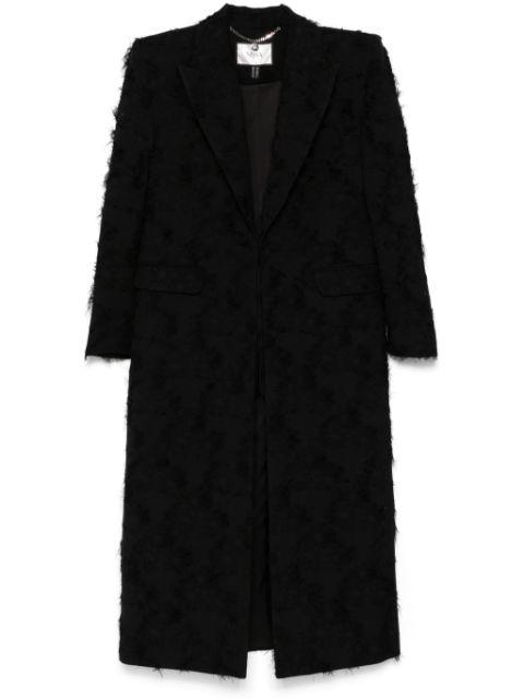 fringed coat by NISSA