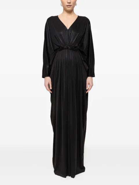 gathered maxi dress by NISSA