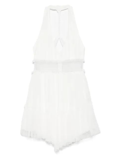 halterneck silk dress by NISSA