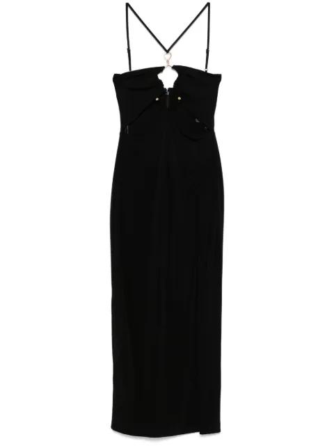 hardware-detailed midi dress by NISSA