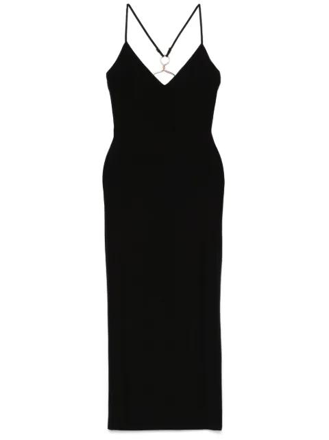 hardware-detailed midi dress by NISSA