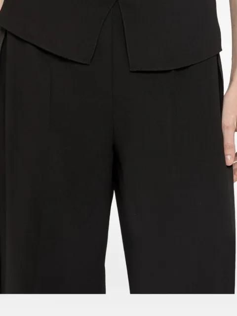 high-rise wide-leg trousers by NISSA