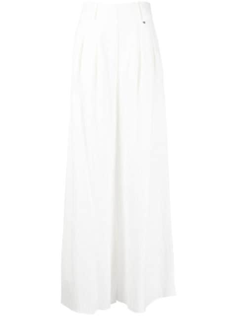 high-waisted flared trousers by NISSA