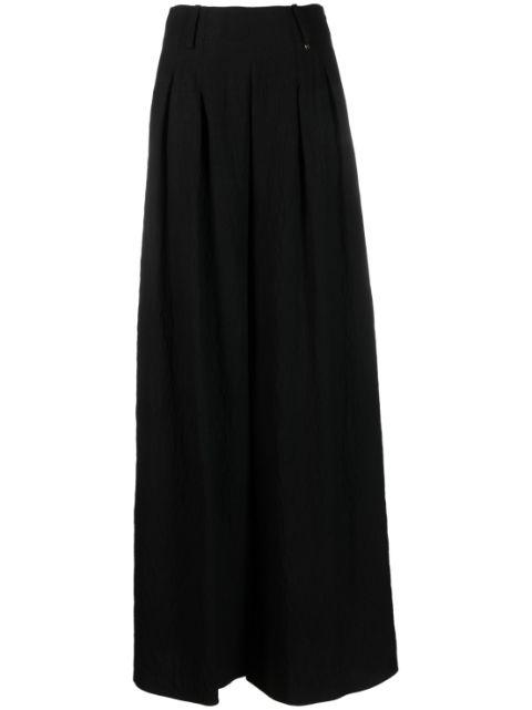 high-waisted flared trousers by NISSA