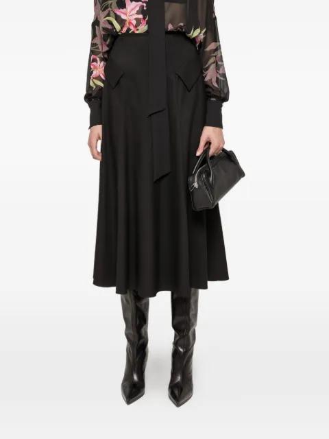 high-waisted midi skirt by NISSA