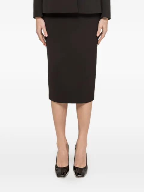 high-waisted midi skirt by NISSA