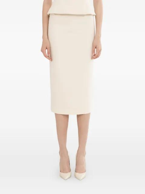 high-waisted pencil midi skirt by NISSA