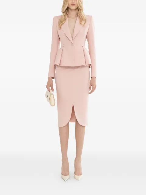 high-waisted pencil midi skirt by NISSA