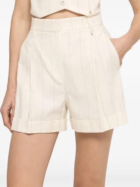 high-waisted striped shorts by NISSA
