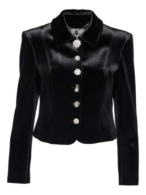 jewel-buttons jacket by NISSA