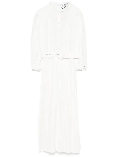 lace-detailed midi dress by NISSA