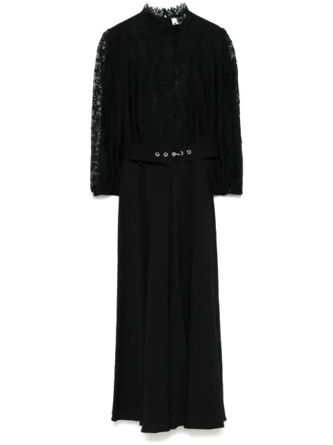 lace-detailed midi dress by NISSA