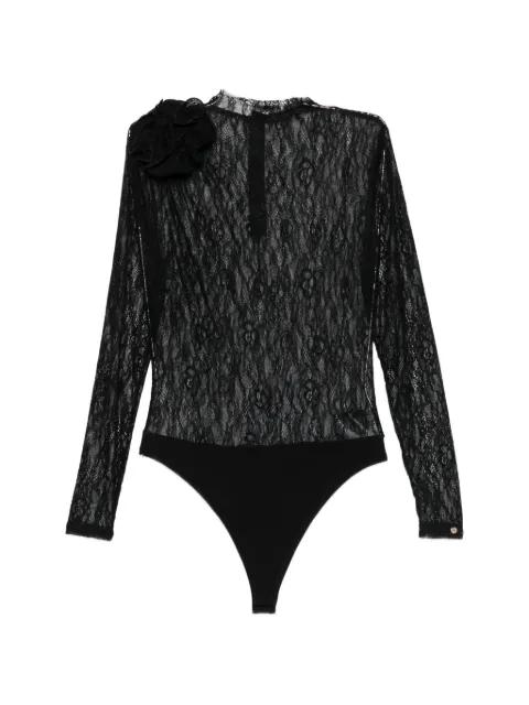 lace floral-appliqué body by NISSA