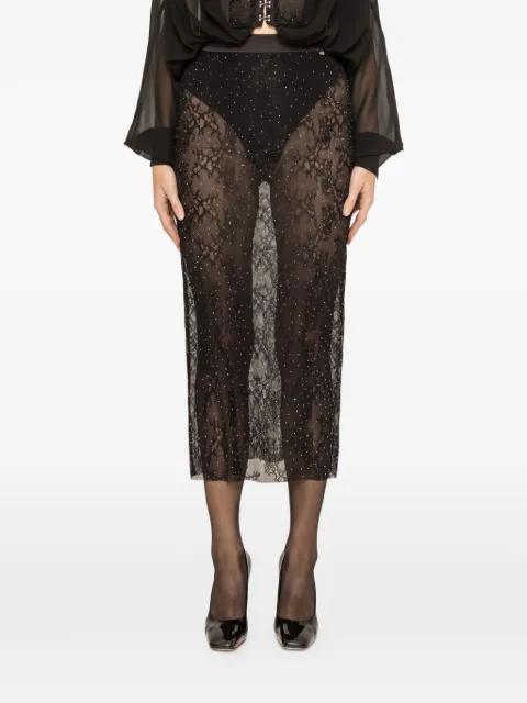 lace maxi skirt by NISSA