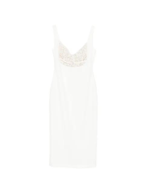 lace midi dress by NISSA