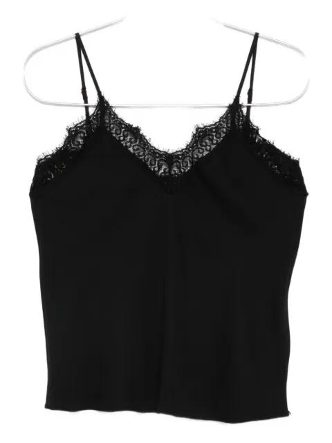 lace-trim top by NISSA