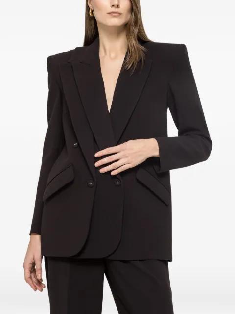 layered-detail blazer by NISSA