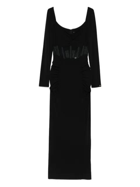 long-sleeve midi dress by NISSA