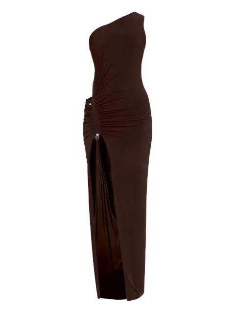 one-shoulder cut-out maxi dress by NISSA