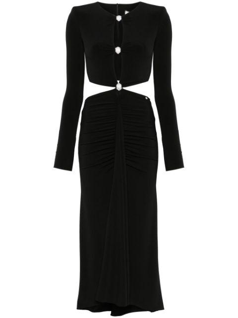 open-back midi dress by NISSA