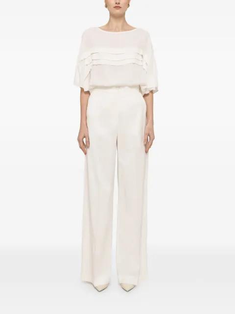 pleat chiffon top by NISSA