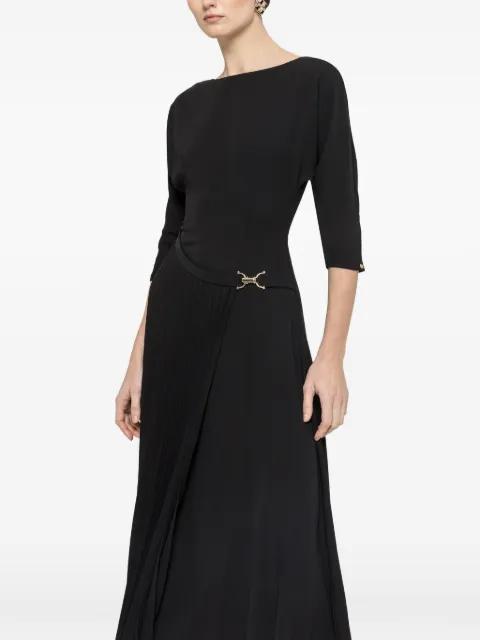 pleat-detail midi dress by NISSA