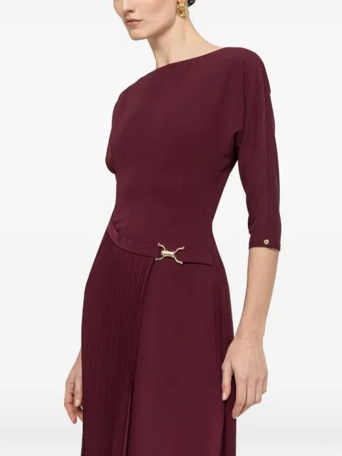 pleat-detail midi dress by NISSA