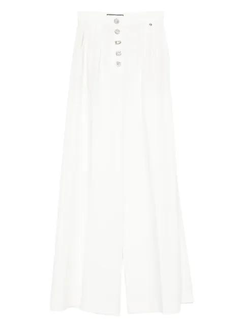 pleated embellished trousers by NISSA