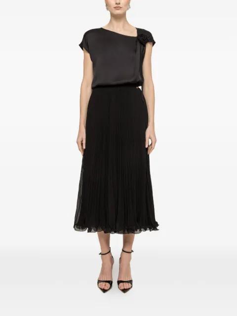 pleated midi skirt by NISSA