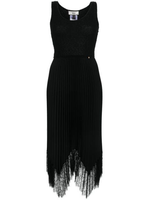 pleated-skirt midi dress by NISSA