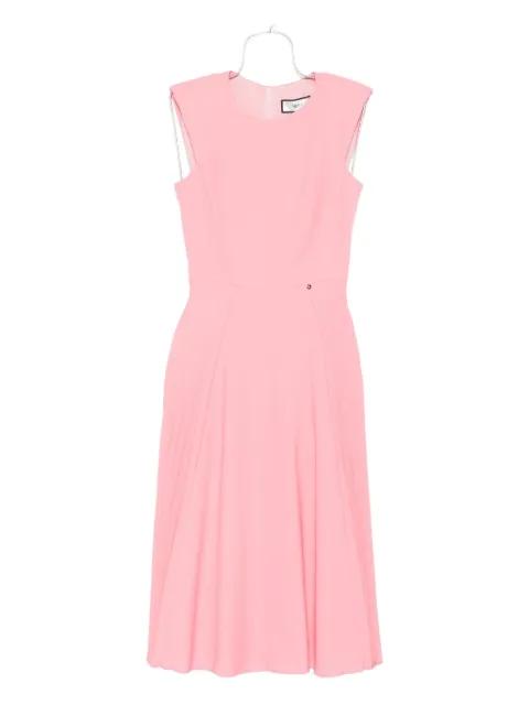 pleated sleeveless midi dress by NISSA