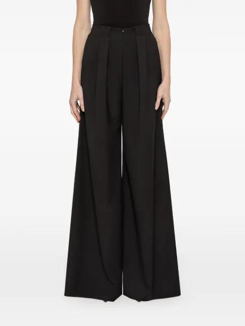 pleated wide-leg trousers by NISSA